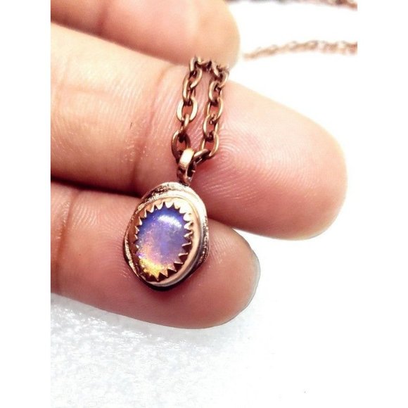 Australian opal crystal necklace copper - Picture 6 of 12